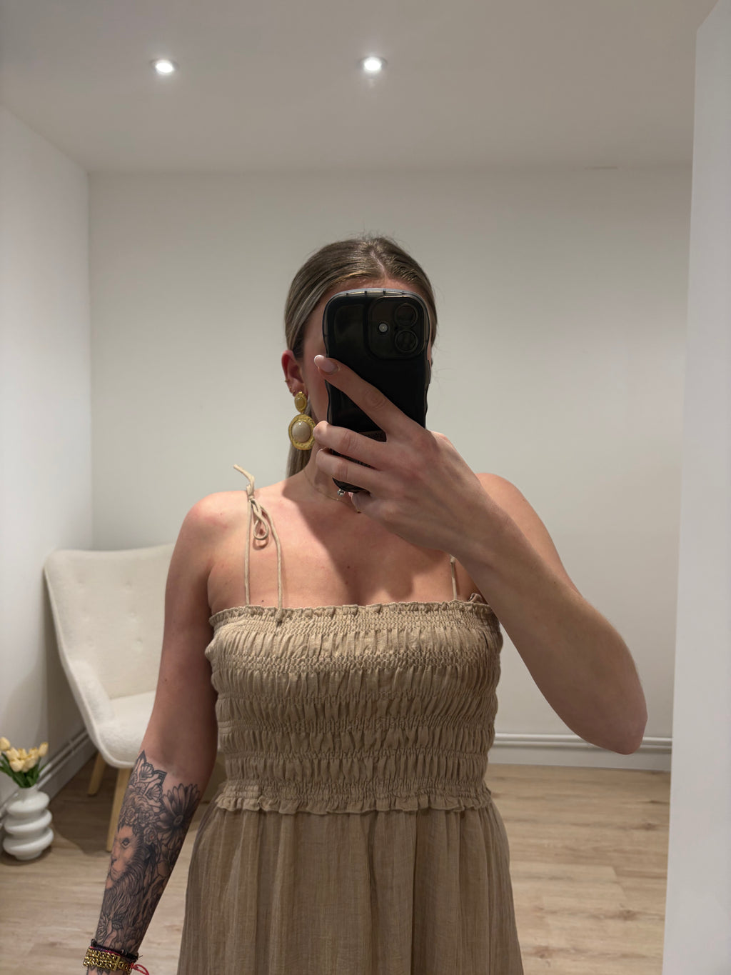 Robe Ambre Beige