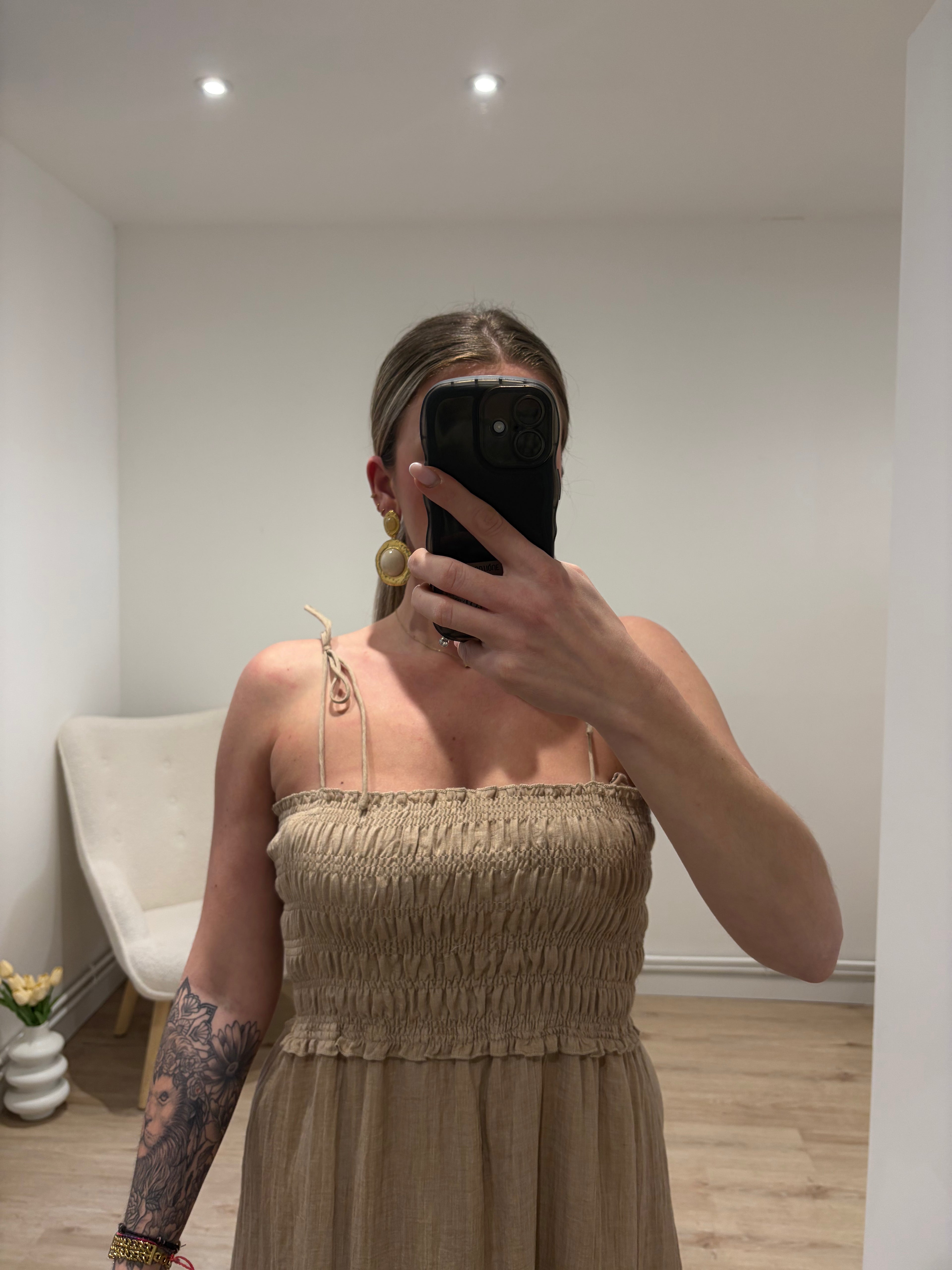 Robe Ambre Beige