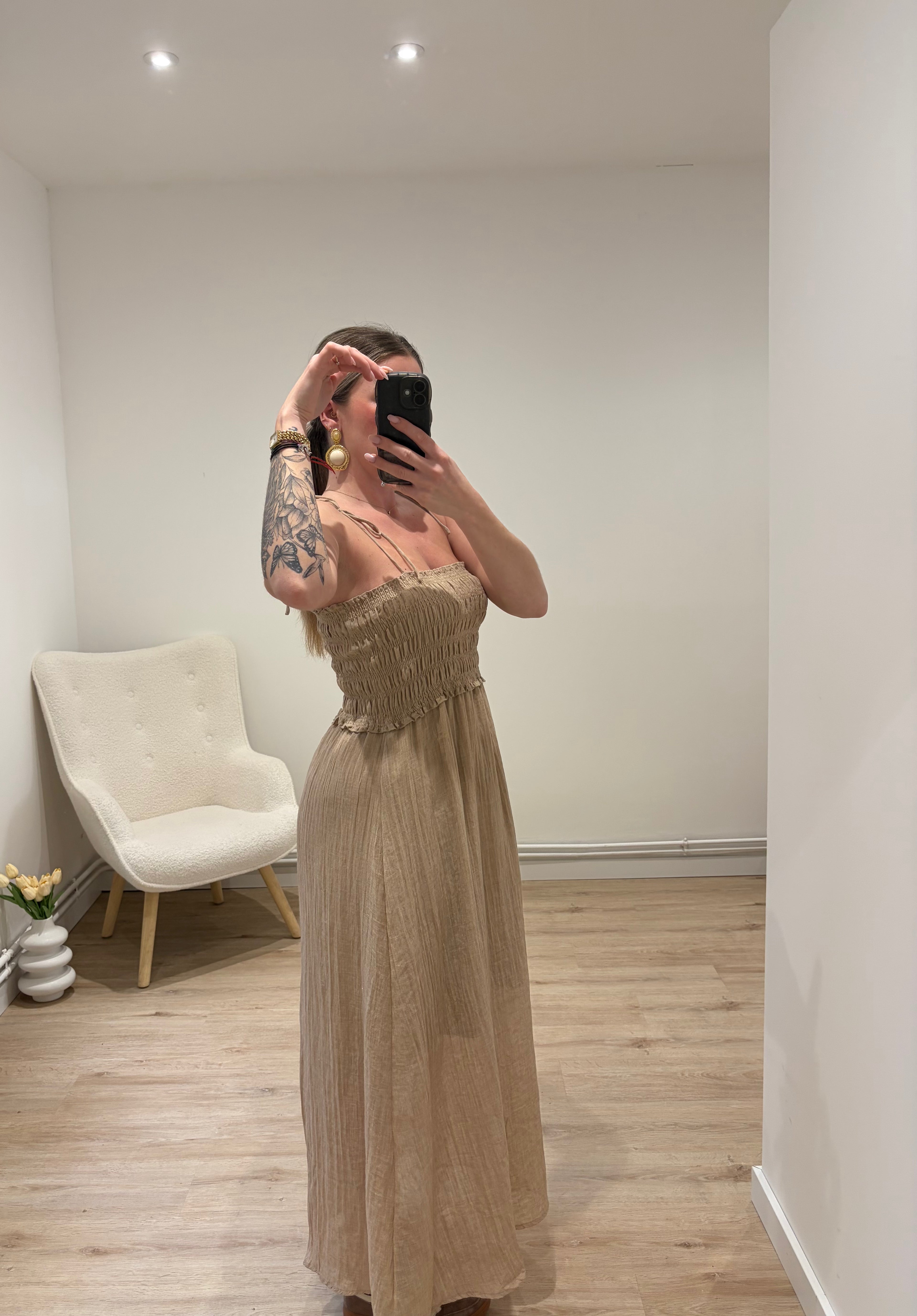 Robe Ambre Beige