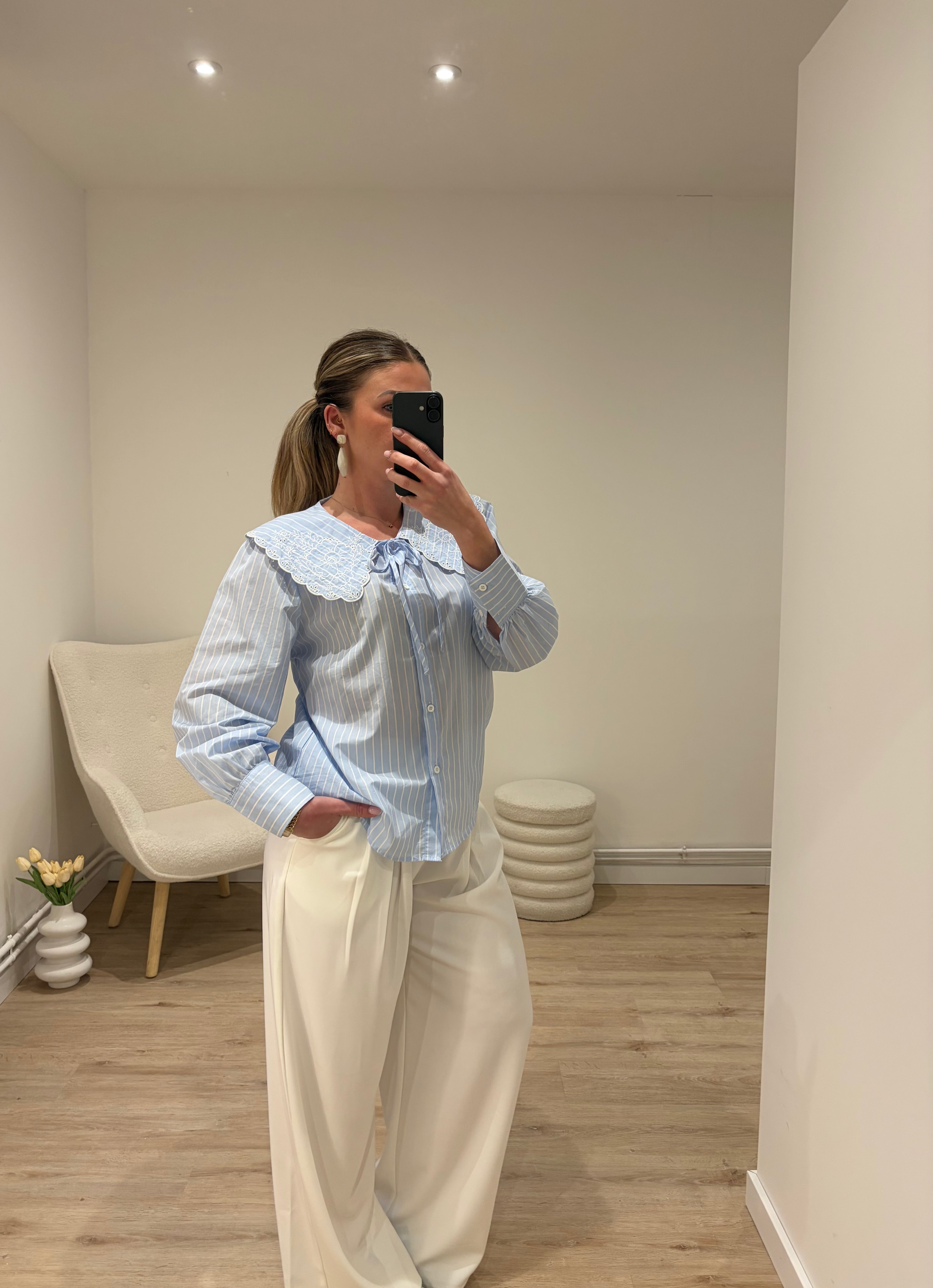 Blouse Luna Rayures Blanc & Bleu