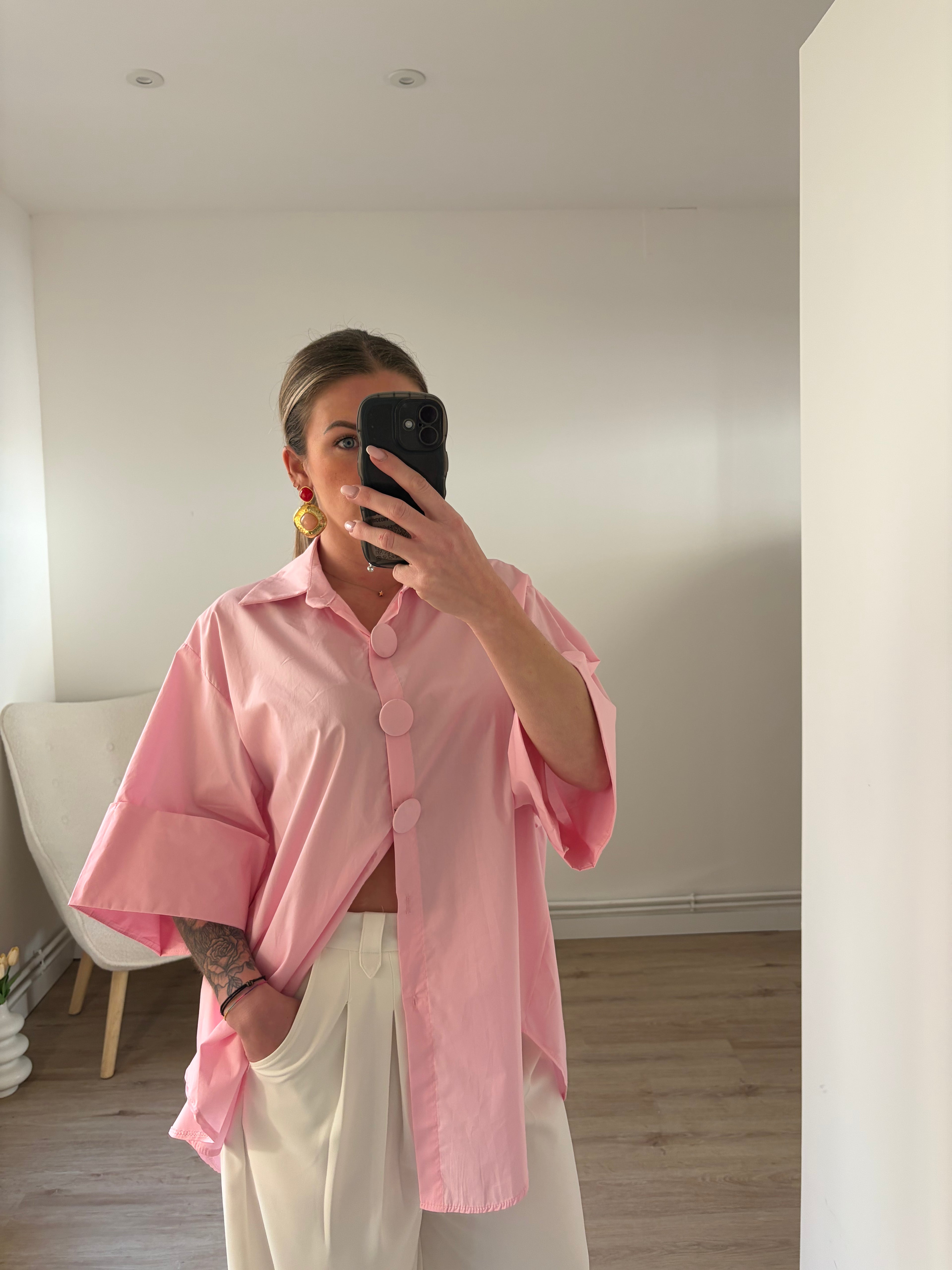 Chemise Jade Rose Pastel
