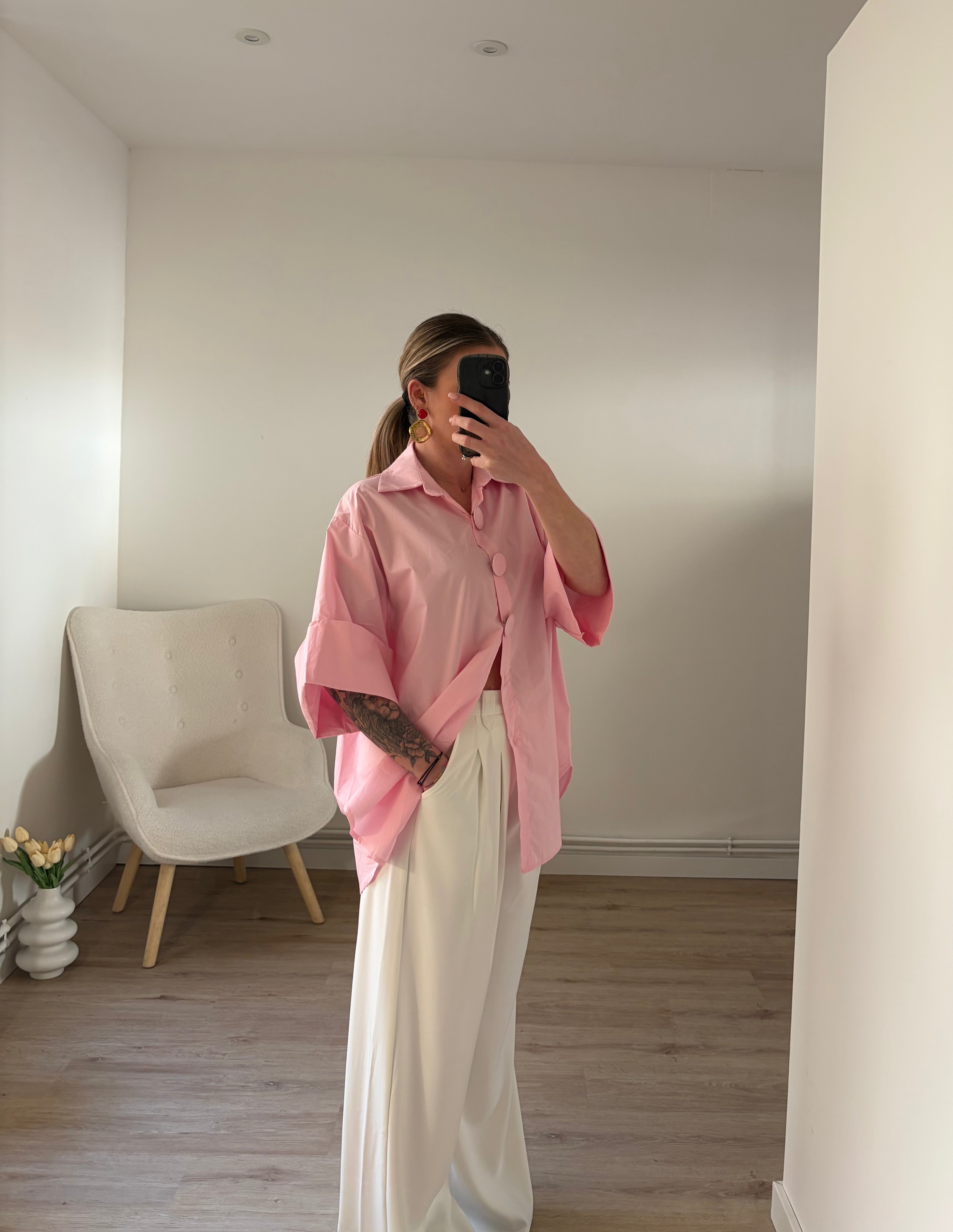 Chemise Jade Rose Pastel