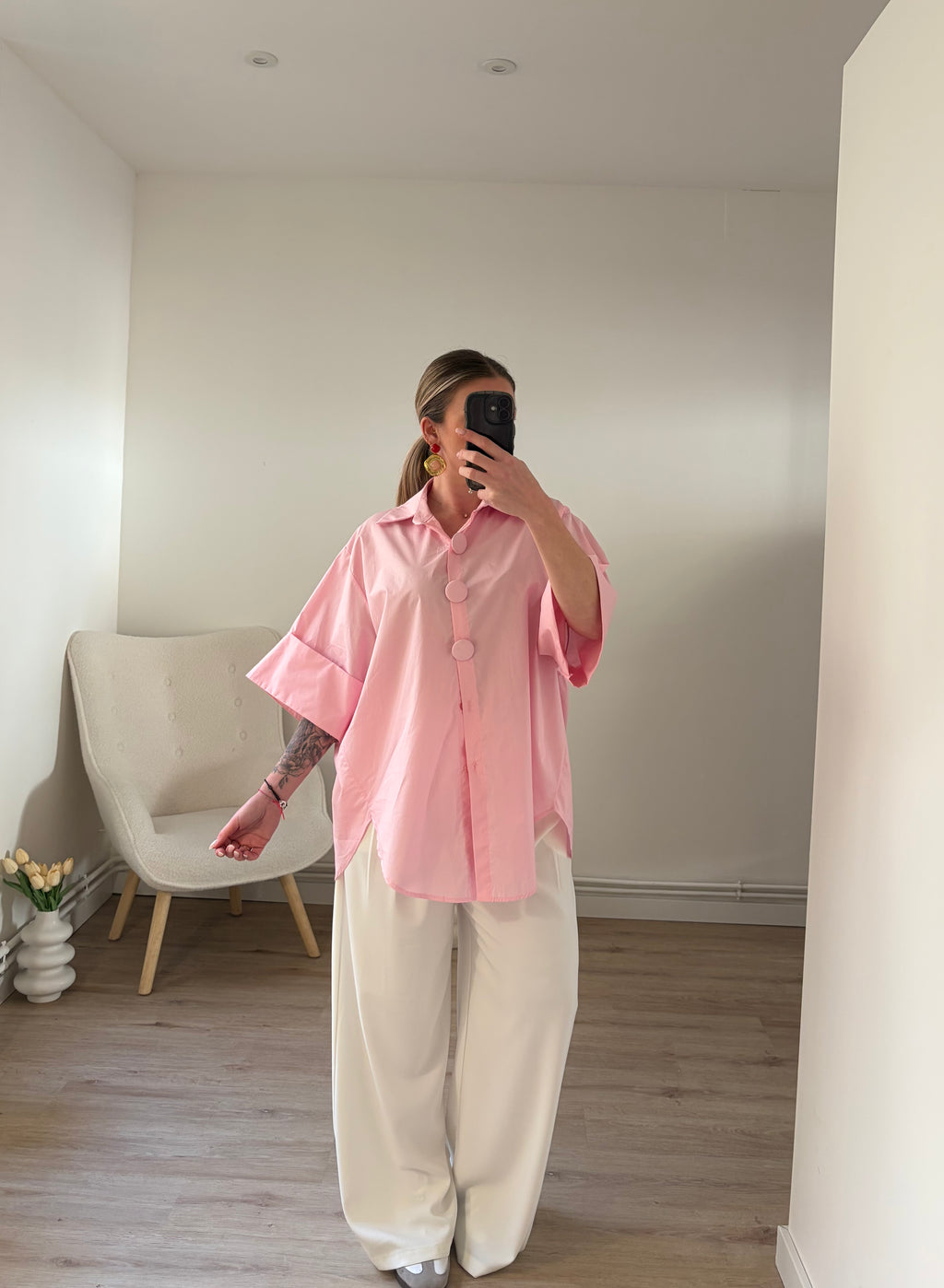 Chemise Jade Rose Pastel