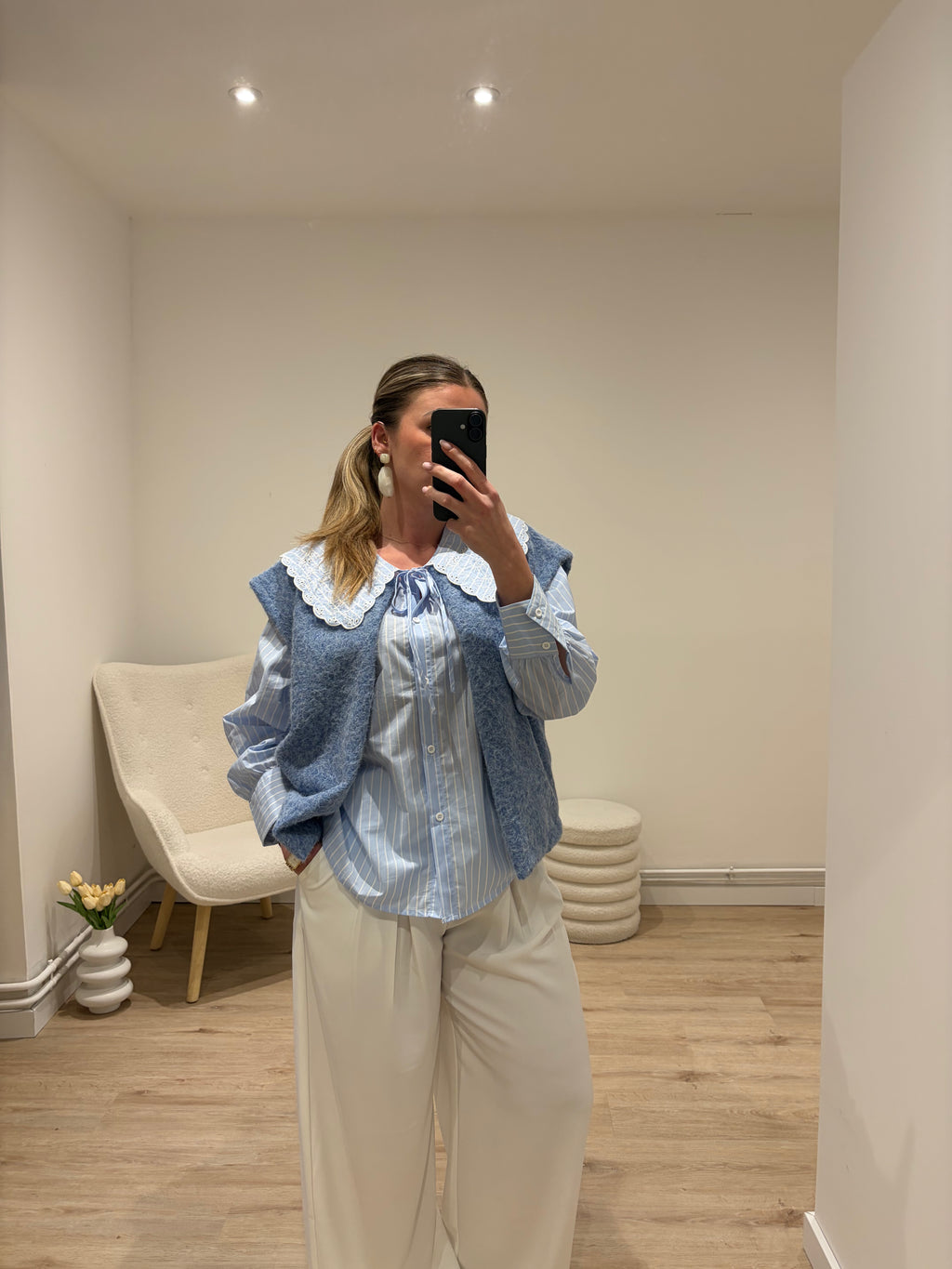 Blouse Luna Rayures Blanc & Bleu