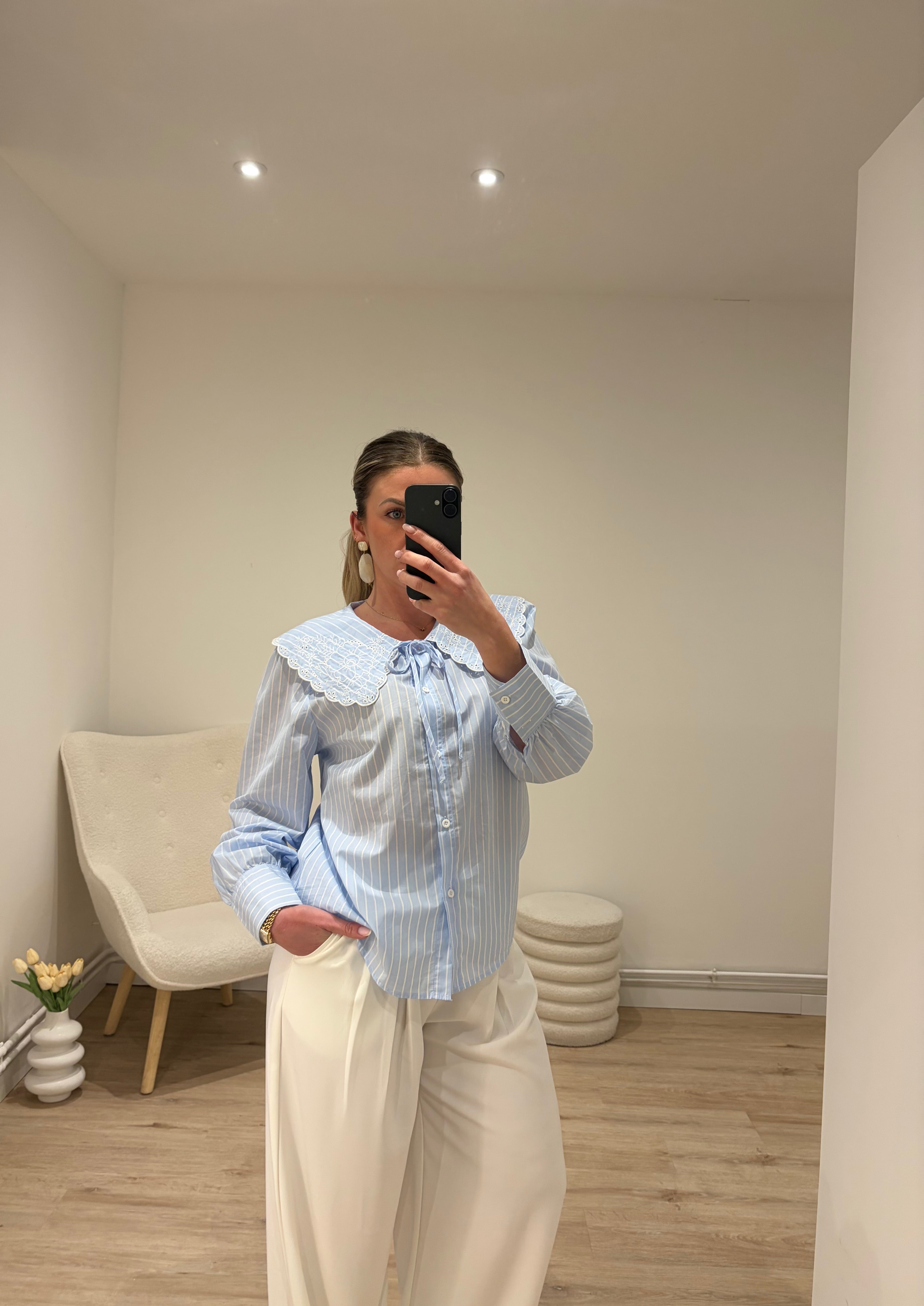 Blouse Luna Rayures Blanc & Bleu