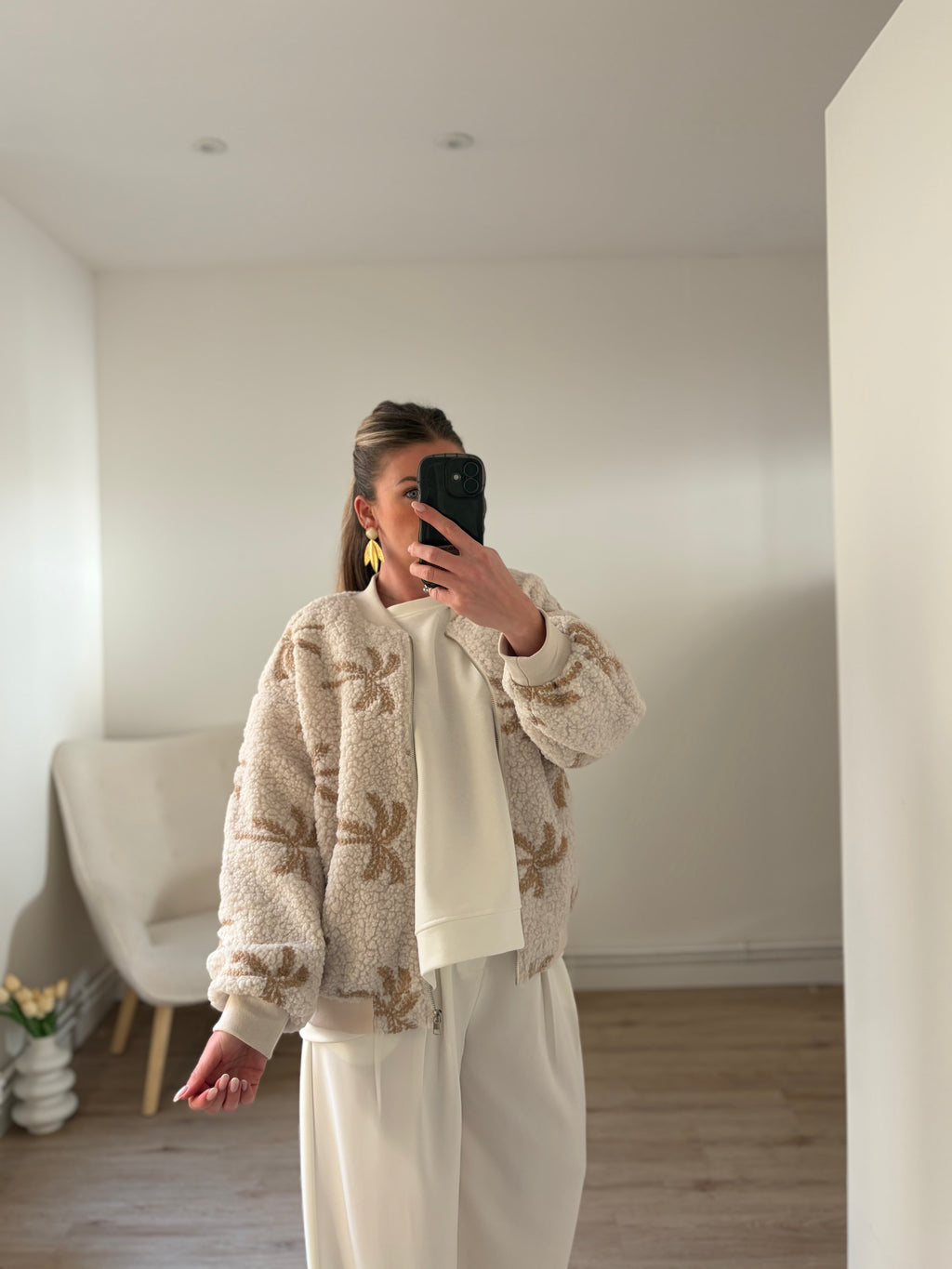 Veste Remy Beige & Blanc