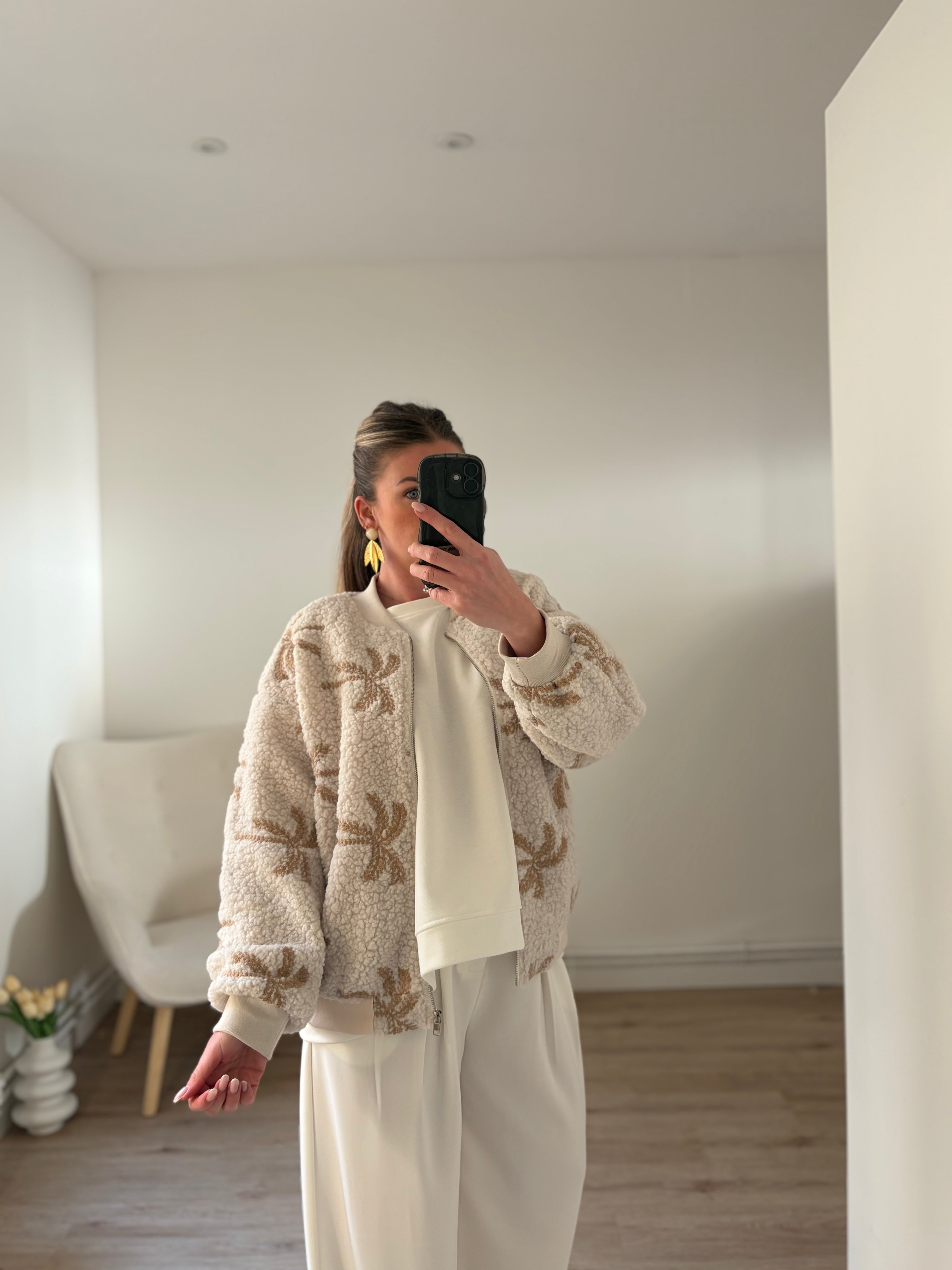 Veste Remy Beige & Blanc