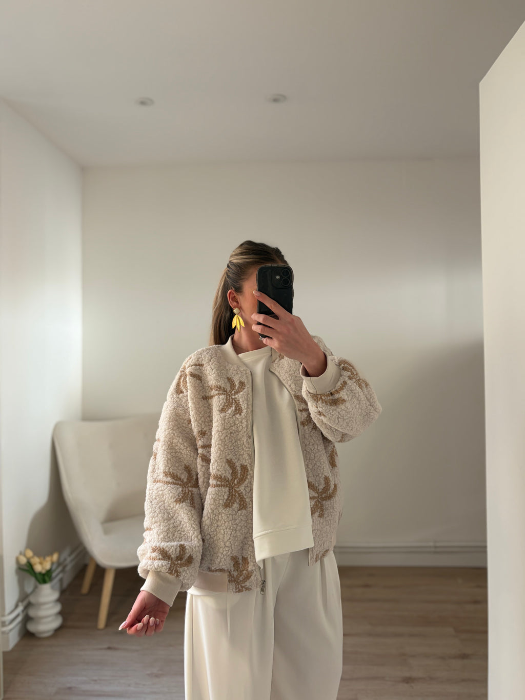 Veste Remy Beige & Blanc