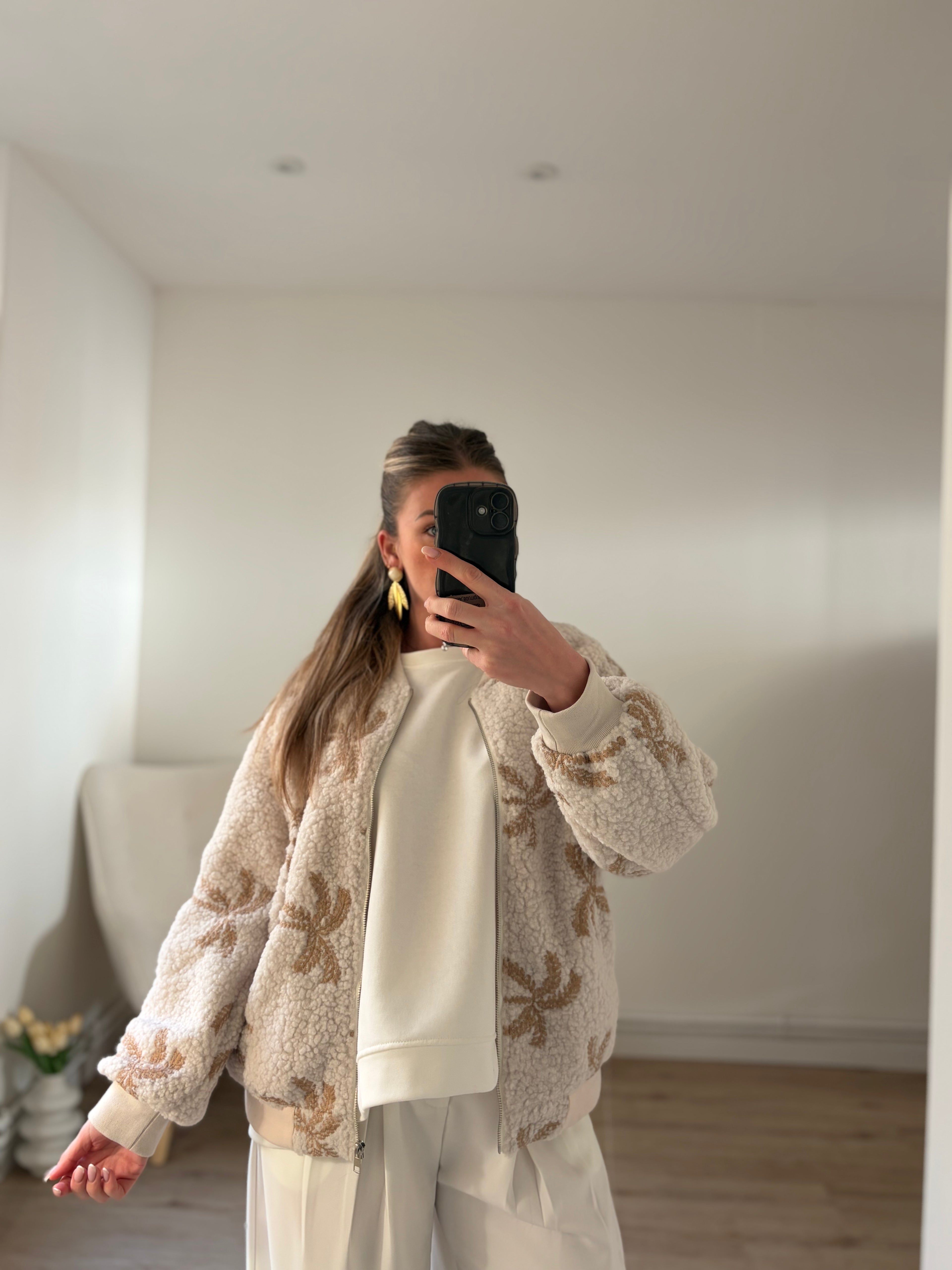 Veste Remy Beige & Blanc