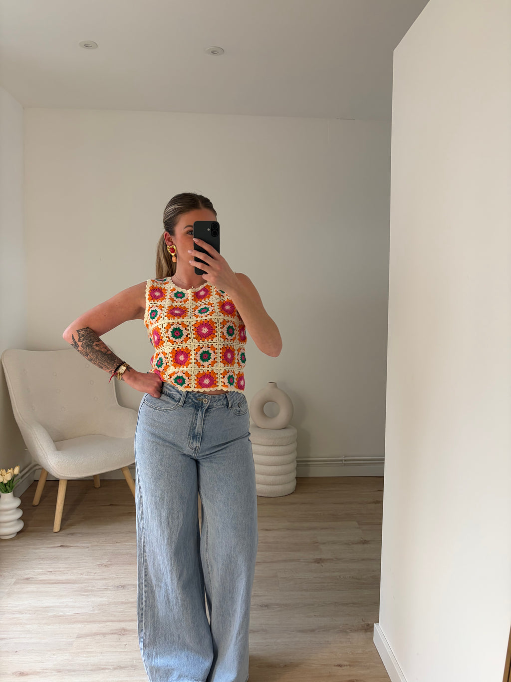 Top Romane Tricot