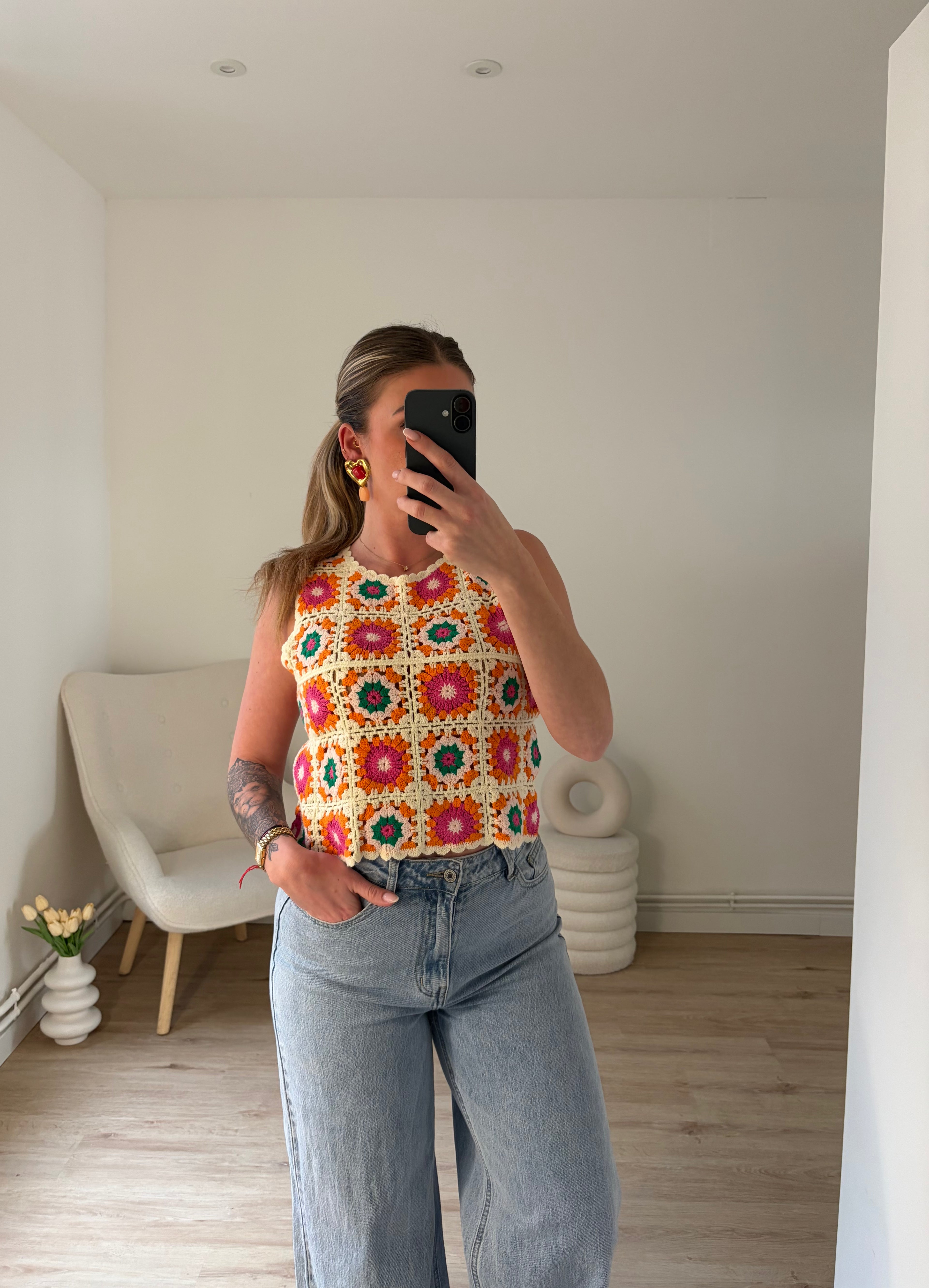 Top Romane Tricot