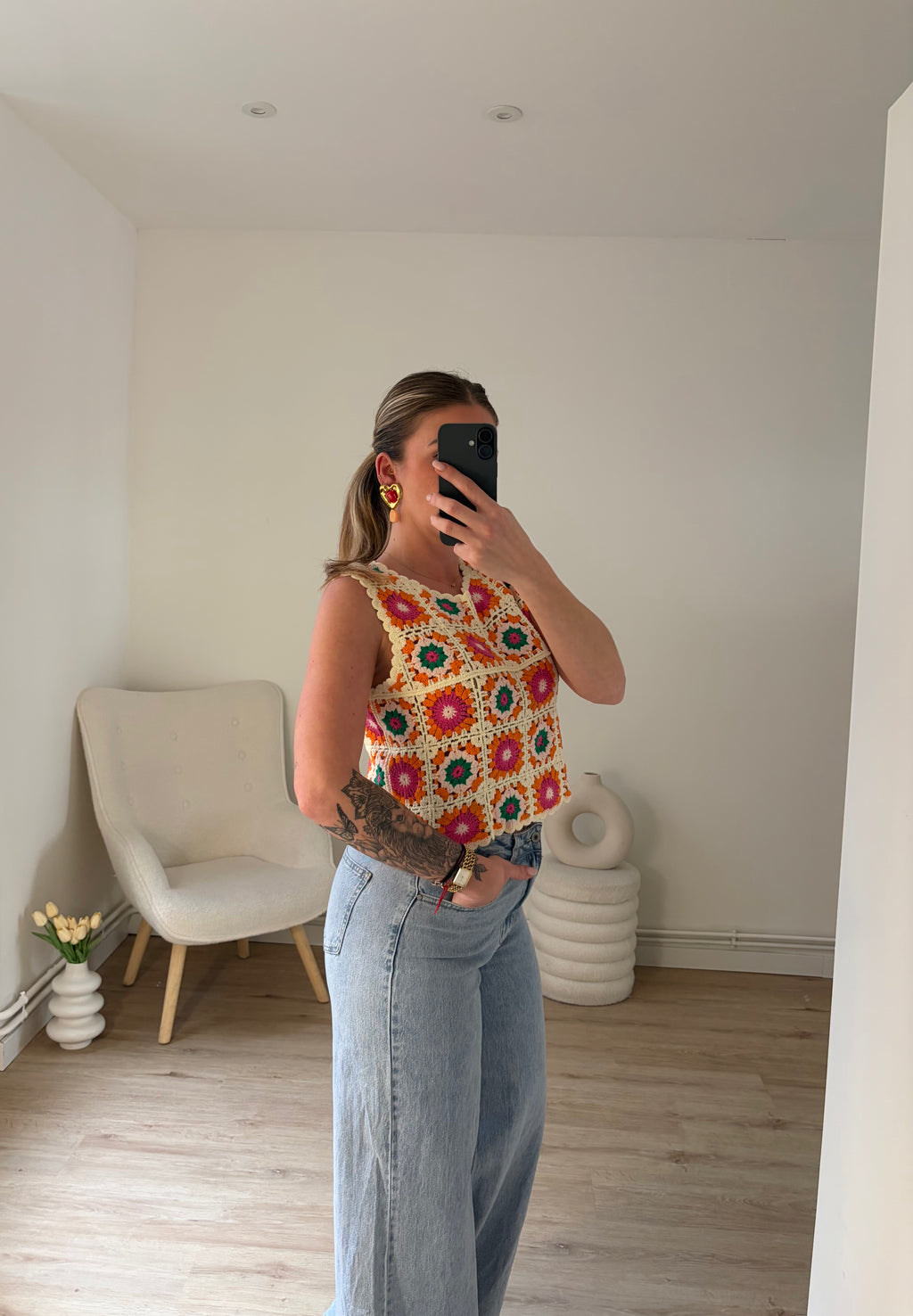 Top Romane Tricot