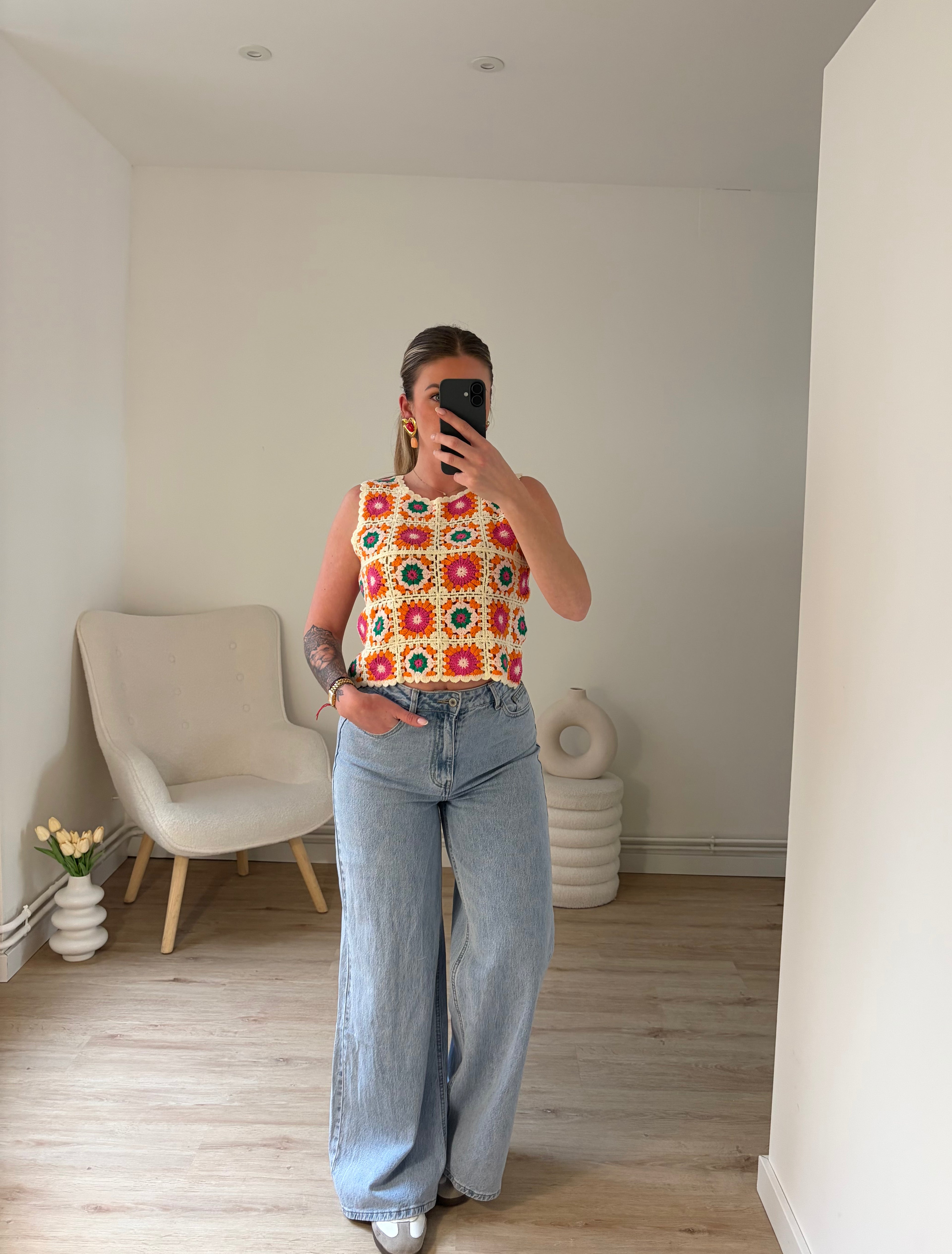 Top Romane Tricot