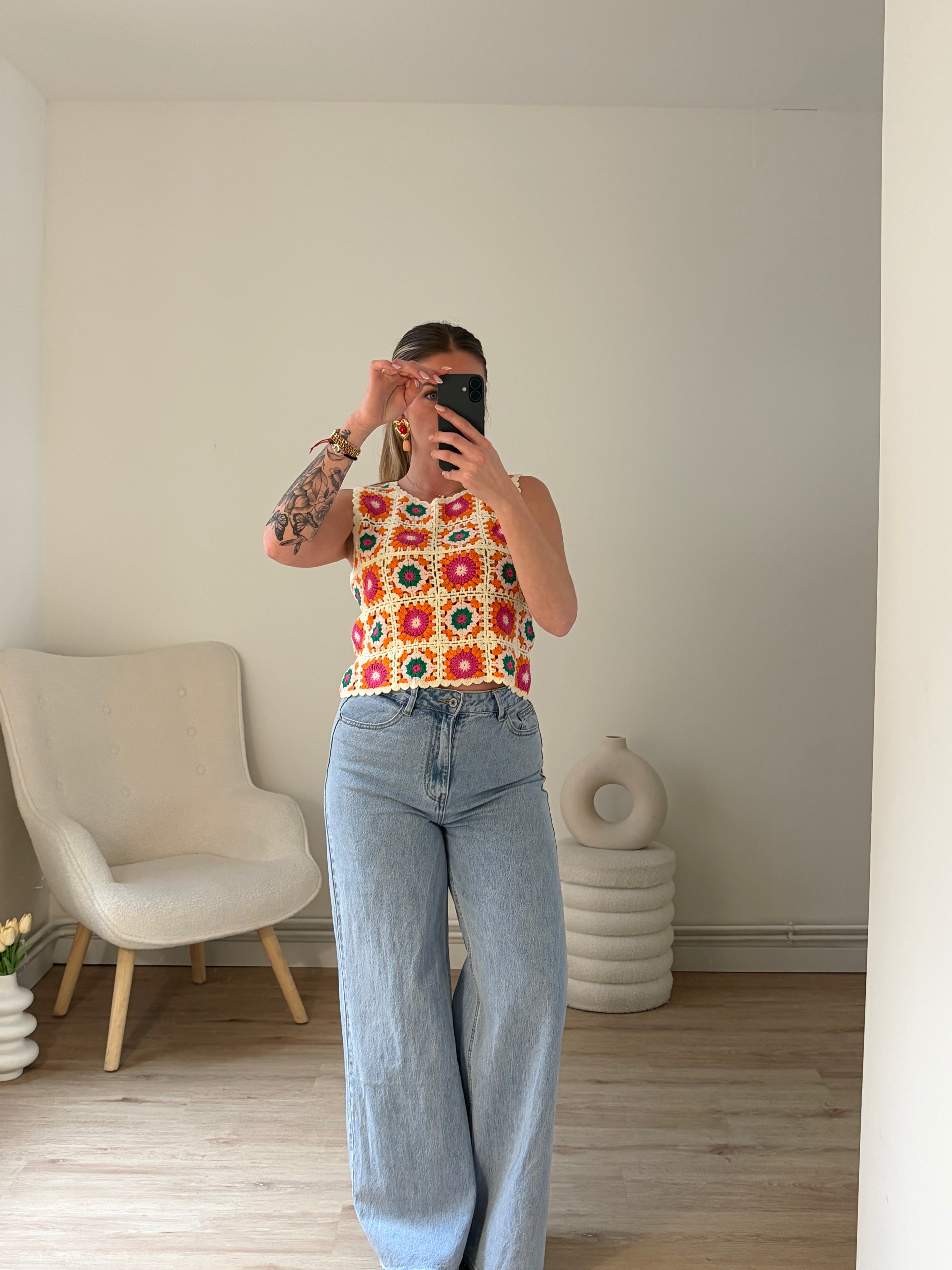 Top Romane Tricot