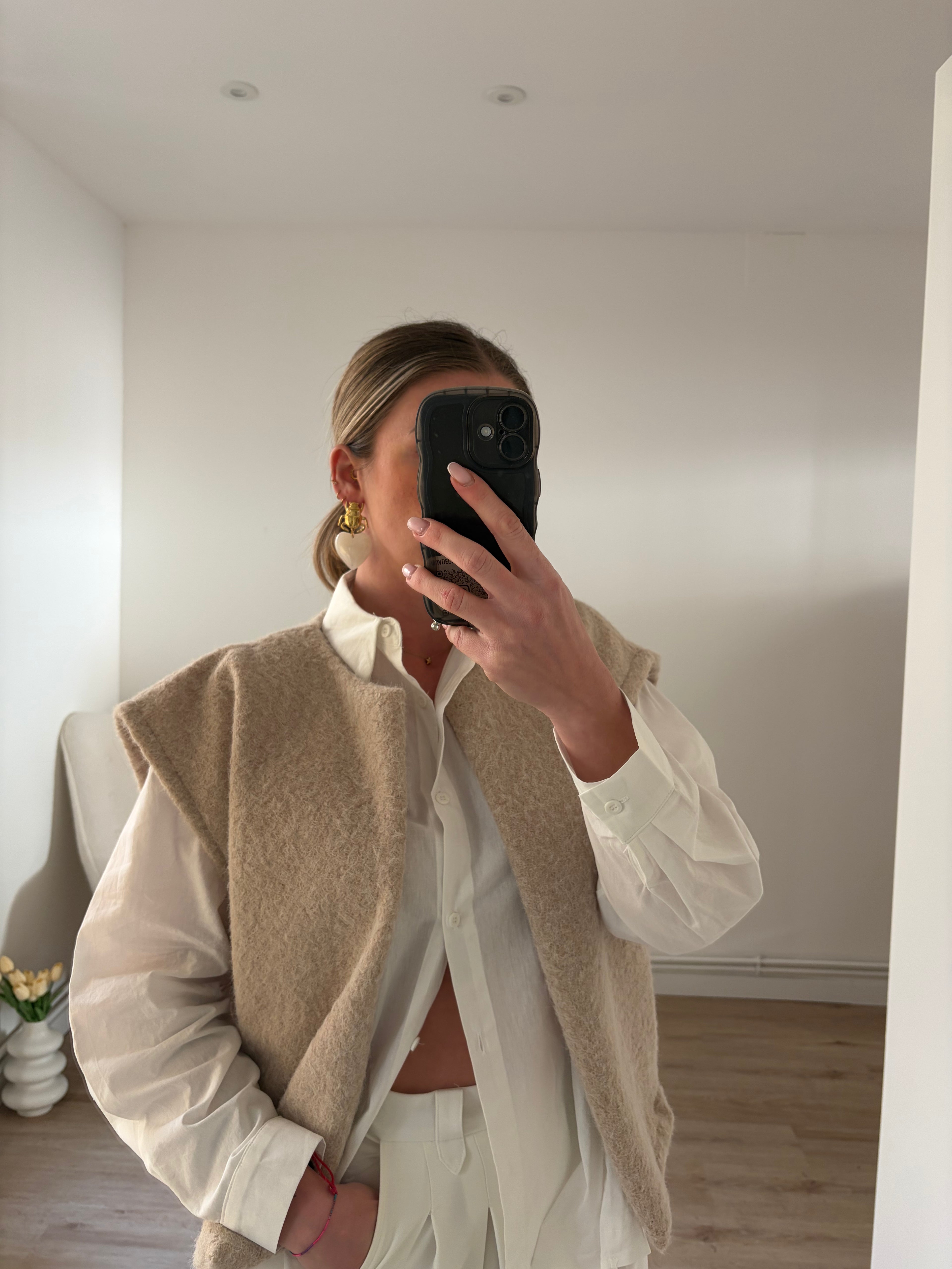 Gilet Romy Sans Manches Beige