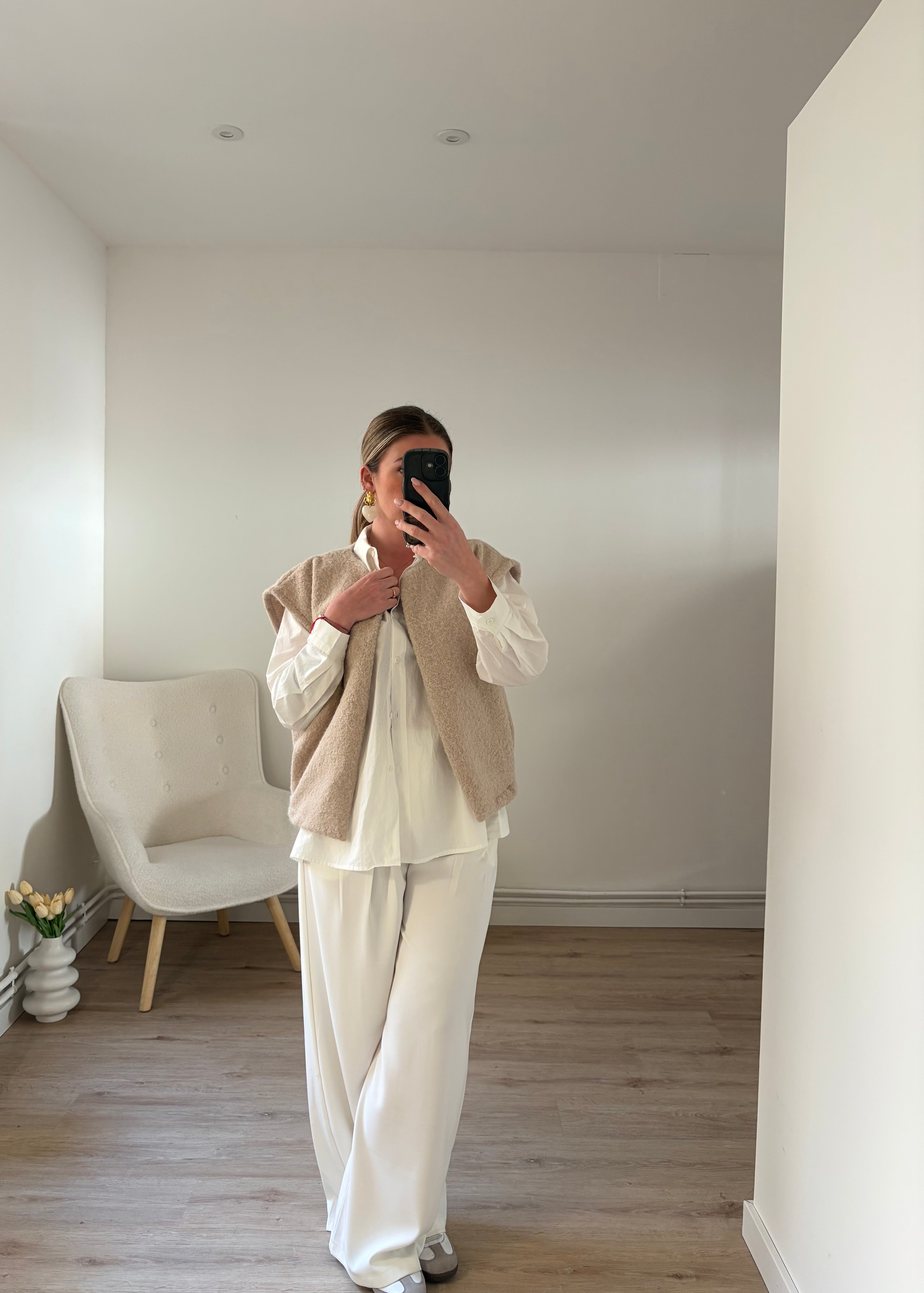 Gilet Romy Sans Manches Beige