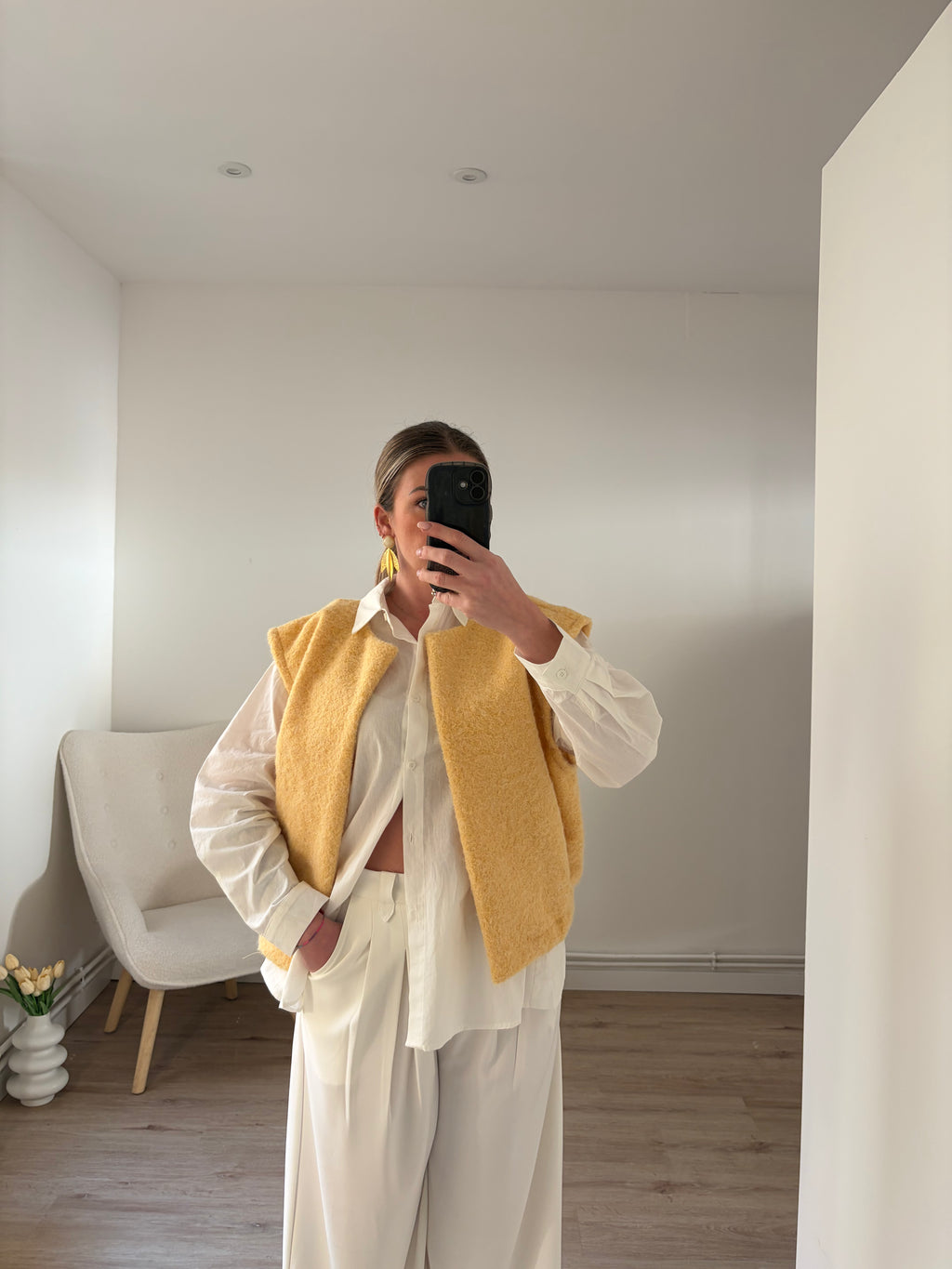Gilet Romy Sans Manches Jaune