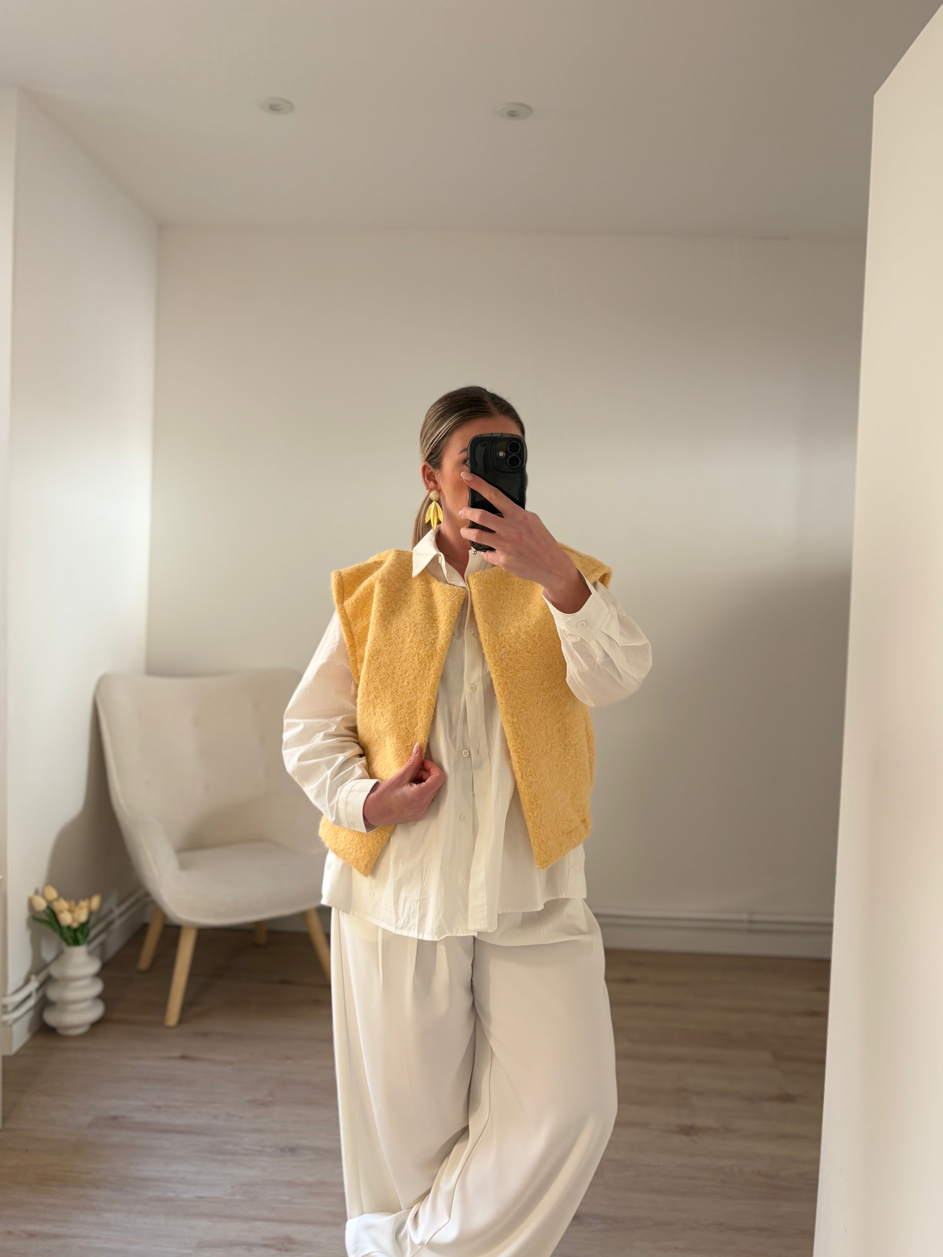 Gilet Romy Sans Manches Jaune