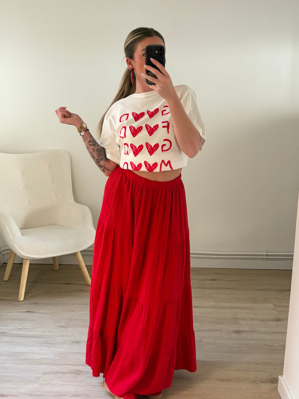 T-shirt Love "Good Food"